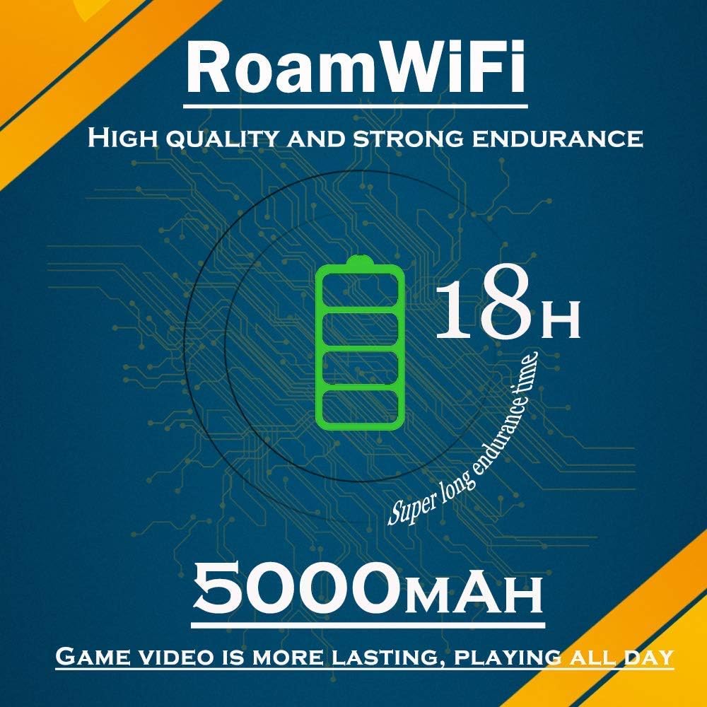 RoamWiFi 4G LTE WiFi Mobile Hotspot Router,Worldwide WiFi Portable High Speed WiFi Hotspot with US 10GB Global 1GB Data 30Day,No SIM Card Needed,Pocket WiFi for Travel in 160+ Countries RoamWiFi 4G LTE WiFi Mobile Hotspot Router,Worldwide WiFi Portable High Speed WiFi Hotspot with US 10GB Global 1GB Data 30Day,No SIM Card Needed,Pocket WiFi for Travel in 160+ Countries