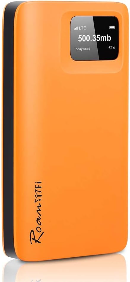 RoamWiFi 4G LTE WiFi Mobile Hotspot Router,Worldwide WiFi Portable High Speed WiFi Hotspot with US 10GB Global 1GB Data 30Day,No SIM Card Needed,Pocket WiFi for Travel in 160+ Countries RoamWiFi 4G LTE WiFi Mobile Hotspot Router,Worldwide WiFi Portable High Speed WiFi Hotspot with US 10GB Global 1GB Data 30Day,No SIM Card Needed,Pocket WiFi for Travel in 160+ Countries