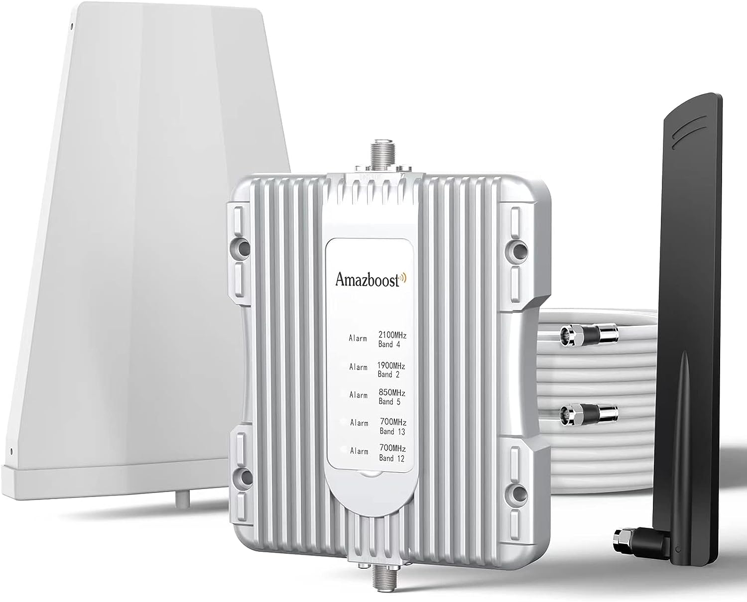 Amazboost Cell Phone Booster for Home -Up to 2,500 sq ft,Cell Phone Signal Booster Kit,All U.S. Carriers -Compatible with Verizon,ATT, T-Mobile, Sprint More-5G 4G 3G LTE FCC Approved Amazboost Cell Phone Booster for Home -Up to 2,500 sq ft,Cell Phone Signal Booster Kit,All U.S. Carriers -Compatible with Verizon,ATT, T-Mobile, Sprint More-5G 4G 3G LTE FCC Approved
