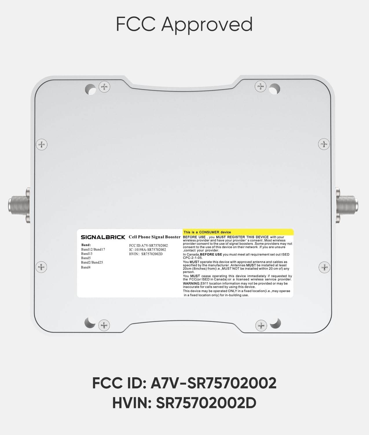 Cell Phone Booster for Home Up to 3,000 sq ft, Cell Phone Signal Booster Kit Boost 5G /4G LTE Data for Band 66/4/12/17/13/5/25/2, Compatible with All U.S. Carriers Verizon, ATT, T-Mobile Cell Phone Booster for Home Up to 3,000 sq ft, Cell Phone Signal Booster Kit Boost 5G /4G LTE Data for Band 66/4/12/17/13/5/25/2, Compatible with All U.S. Carriers Verizon, ATT, T-Mobile