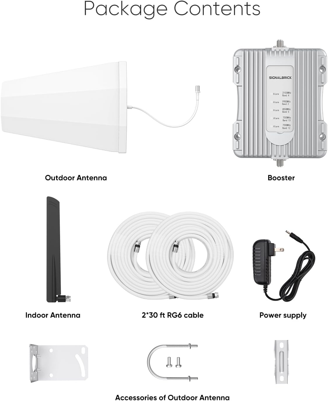 Cell Phone Booster for Home Up to 3,000 sq ft, Cell Phone Signal Booster Kit Boost 5G /4G LTE Data for Band 66/4/12/17/13/5/25/2, Compatible with All U.S. Carriers Verizon, ATT, T-Mobile Cell Phone Booster for Home Up to 3,000 sq ft, Cell Phone Signal Booster Kit Boost 5G /4G LTE Data for Band 66/4/12/17/13/5/25/2, Compatible with All U.S. Carriers Verizon, ATT, T-Mobile