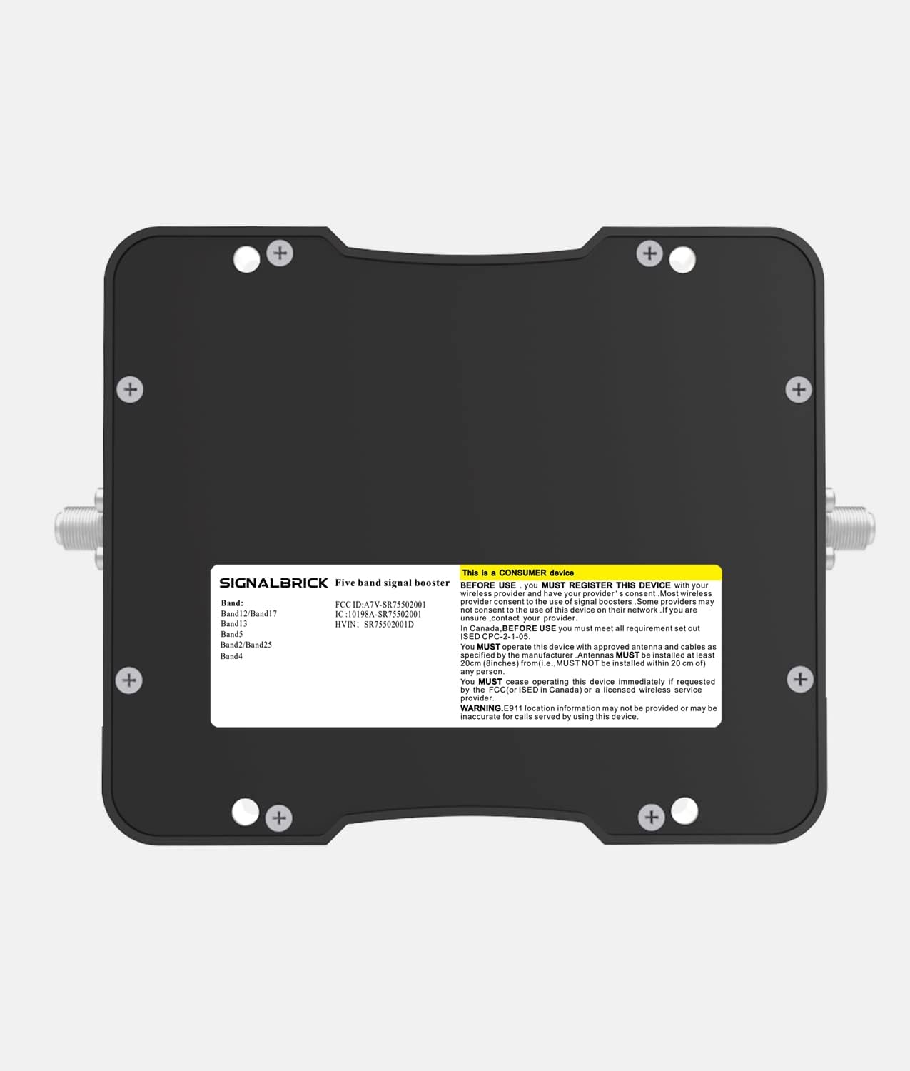 Cell Phone Booster for Truck RV Vehicle, Cell Phone Signal Booster Compatible with All U.S. Carriers ATT, Verizon, T-Mobile More, Boosts 5G/4G LTE/3G Signal for Band 4/66/12/13/17/5/2/25 Cell Phone Booster for Truck RV Vehicle, Cell Phone Signal Booster Compatible with All U.S. Carriers ATT, Verizon, T-Mobile More, Boosts 5G/4G LTE/3G Signal for Band 4/66/12/13/17/5/2/25