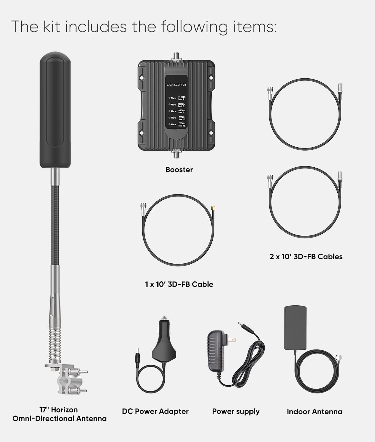 Cell Phone Booster for Truck RV Vehicle, Cell Phone Signal Booster Compatible with All U.S. Carriers ATT, Verizon, T-Mobile More, Boosts 5G/4G LTE/3G Signal for Band 4/66/12/13/17/5/2/25 Cell Phone Booster for Truck RV Vehicle, Cell Phone Signal Booster Compatible with All U.S. Carriers ATT, Verizon, T-Mobile More, Boosts 5G/4G LTE/3G Signal for Band 4/66/12/13/17/5/2/25