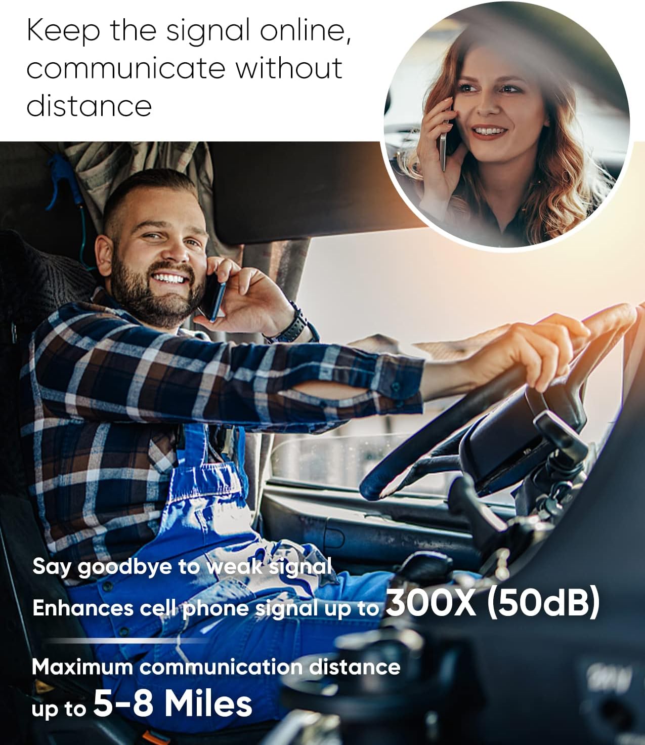Cell Phone Booster for Truck RV Vehicle, Cell Phone Signal Booster Compatible with All U.S. Carriers ATT, Verizon, T-Mobile More, Boosts 5G/4G LTE/3G Signal for Band 4/66/12/13/17/5/2/25 Cell Phone Booster for Truck RV Vehicle, Cell Phone Signal Booster Compatible with All U.S. Carriers ATT, Verizon, T-Mobile More, Boosts 5G/4G LTE/3G Signal for Band 4/66/12/13/17/5/2/25
