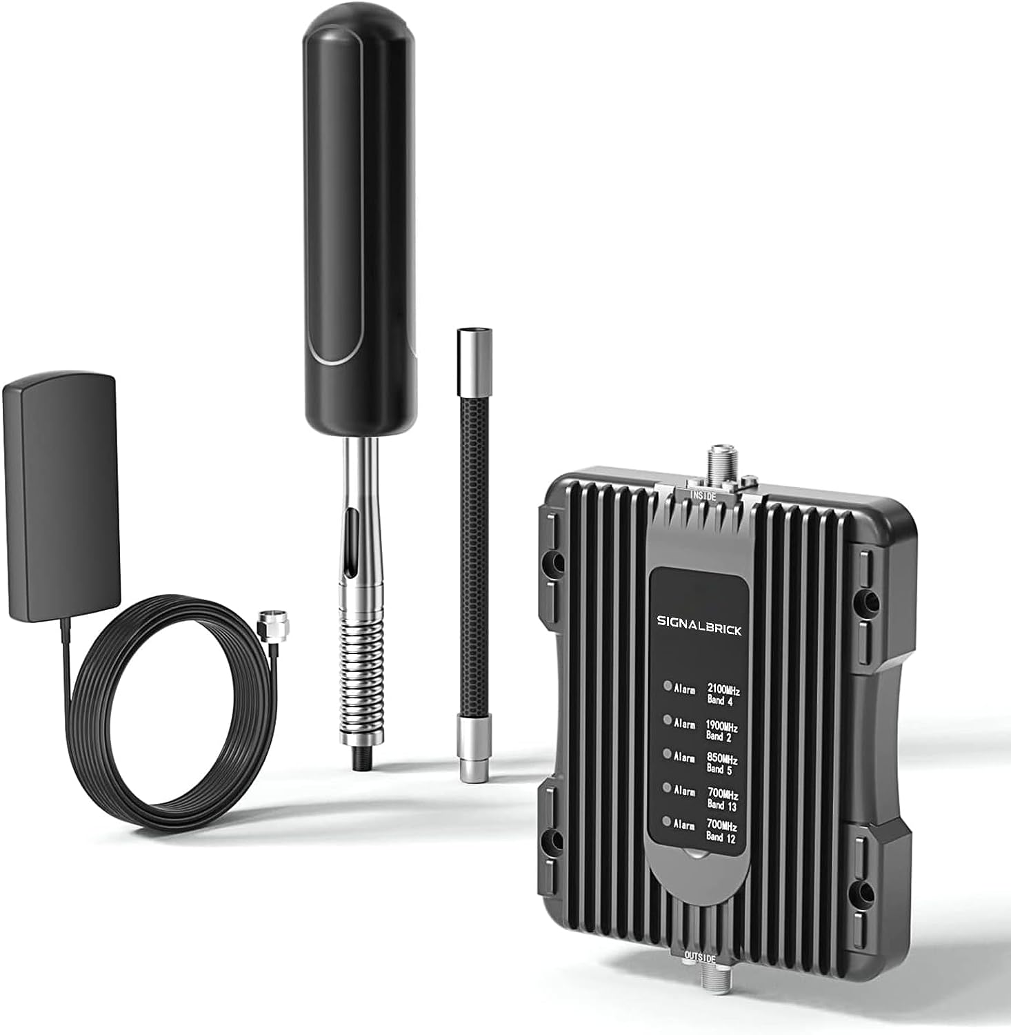 Cell Phone Booster for Truck RV Vehicle, Cell Phone Signal Booster Compatible with All U.S. Carriers ATT, Verizon, T-Mobile More, Boosts 5G/4G LTE/3G Signal for Band 4/66/12/13/17/5/2/25 Cell Phone Booster for Truck RV Vehicle, Cell Phone Signal Booster Compatible with All U.S. Carriers ATT, Verizon, T-Mobile More, Boosts 5G/4G LTE/3G Signal for Band 4/66/12/13/17/5/2/25