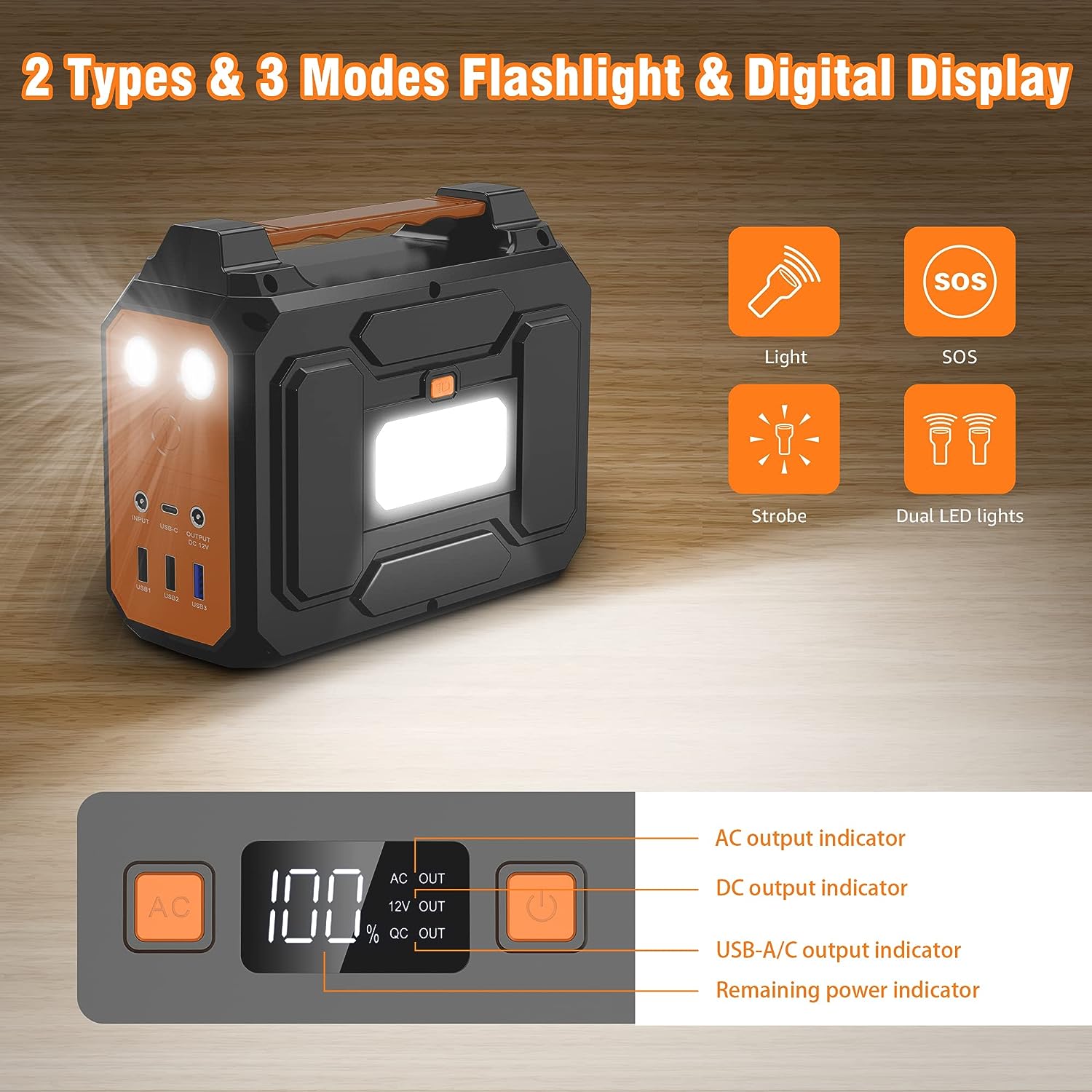 Portable Power Bank with AC Outlet, 146Wh/39600mAh 110V/100W Laptop Charger Battery Backup, External Battery Pack Power Supply for Home Emergency Outage, Outdoor Camping RV Trip Adventure-Grey Portable Power Bank with AC Outlet, 146Wh/39600mAh 110V/100W Laptop Charger Battery Backup, External Battery Pack Power Supply for Home Emergency Outage, Outdoor Camping RV Trip Adventure-Grey