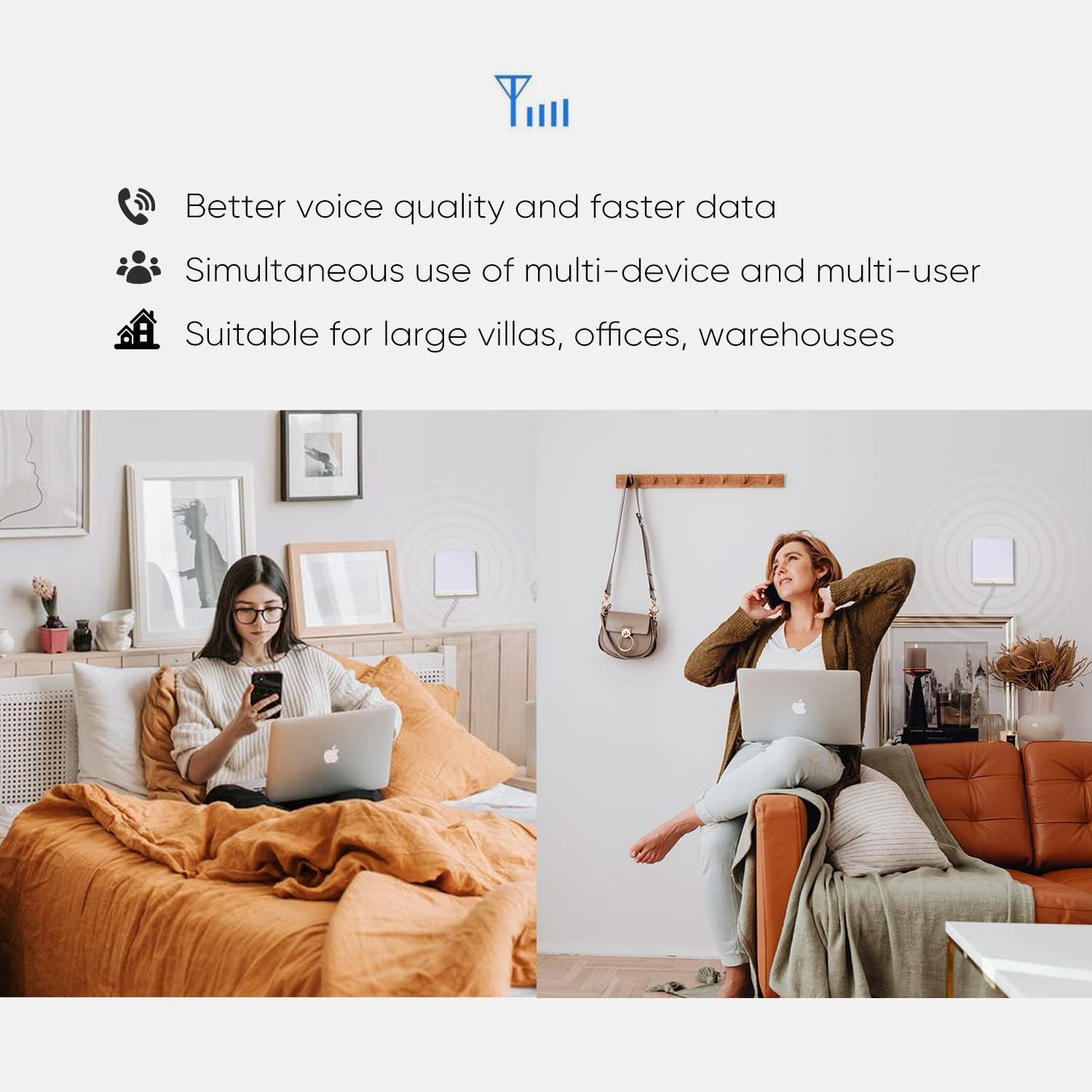 SolidRF-Cell Phone Signal Booster for Home and Office Multiroom-Dual Interior Antenna-Coverage Up to 8000 sq ft-Suitable for All U.S. Carriers-5G Ready for Bands 12/13/17/5/2/25/4-FCC Approved SolidRF-Cell Phone Signal Booster for Home and Office Multiroom-Dual Interior Antenna-Coverage Up to 8000 sq ft-Suitable for All U.S. Carriers-5G Ready for Bands 12/13/17/5/2/25/4-FCC Approved