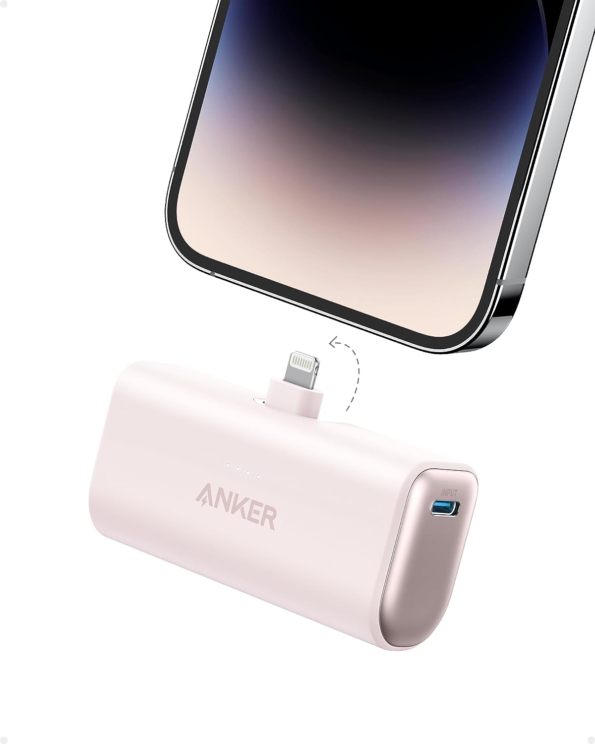 Anker Portable Charger with Built-in Lightning Connector, MFi Certified, Battery Pack 5,000mAh 12W, Compatible with iPhone 14/14 Pro / 14 Plus / 14 Pro Max, iPhone 13 and 12 Series (Black) Anker Portable Charger with Built-in Lightning Connector, MFi Certified, Battery Pack 5,000mAh 12W, Compatible with iPhone 14/14 Pro / 14 Plus / 14 Pro Max, iPhone 13 and 12 Series (Black)
