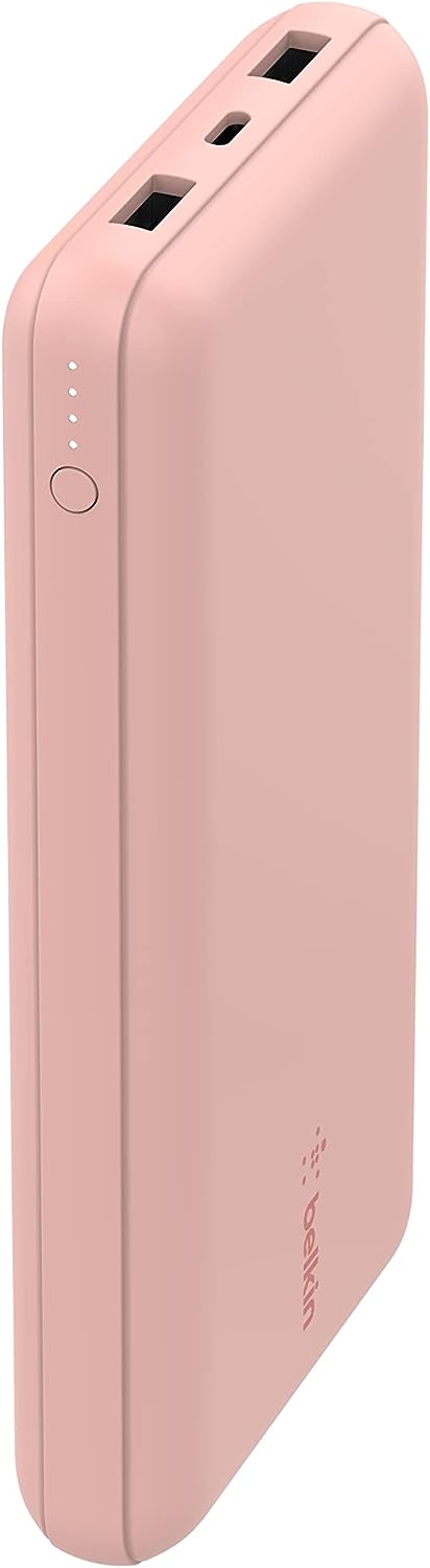 Belkin USB-C Portable Charger 20,000 mAh, 20K Power Bank w/ 1 USB-C Port and 2 USB-A Ports Included USB-C to USB-A Cable for iPhone 15, 15 Plus, 15 Pro, 15 Pro Max, Samsung Galaxy S23 More - Black Belkin USB-C Portable Charger 20,000 mAh, 20K Power Bank w/ 1 USB-C Port and 2 USB-A Ports Included USB-C to USB-A Cable for iPhone 15, 15 Plus, 15 Pro, 15 Pro Max, Samsung Galaxy S23 More - Black