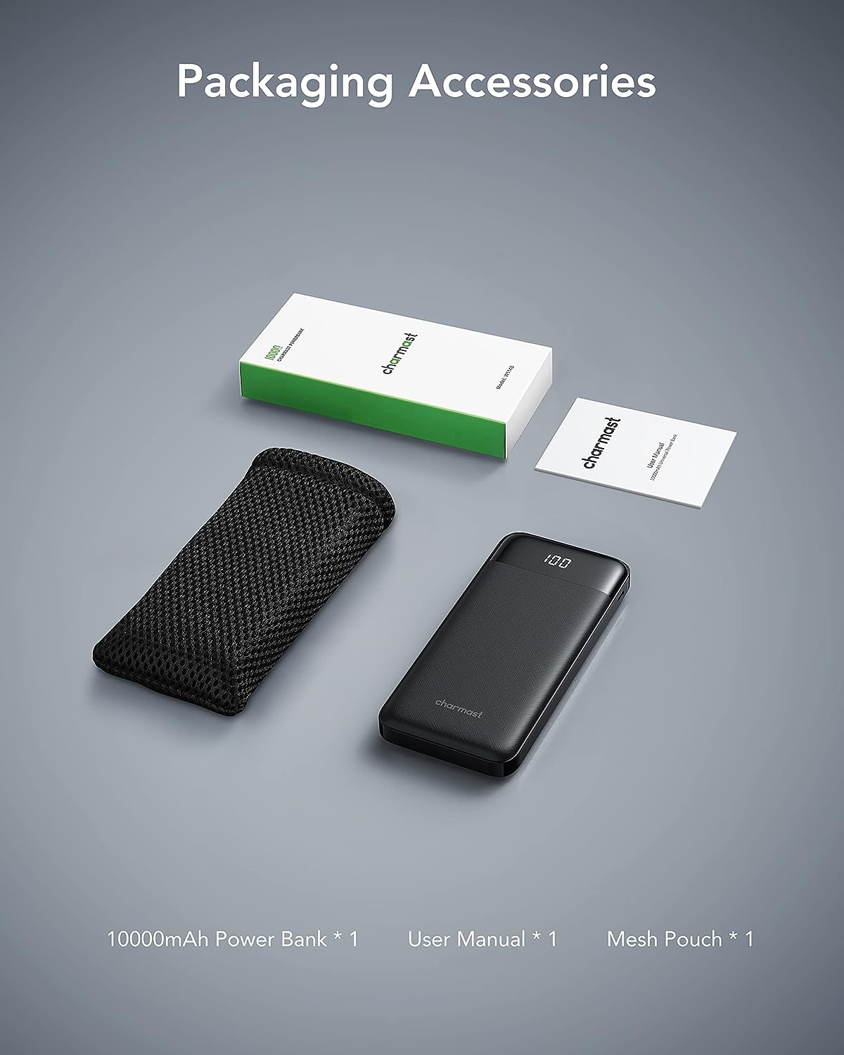 Charmast Portable Charger, USB C Battery Pack, 3A Fast Charging 10400mAh Power Bank LED Display, Slim Portable Phone Battery Charger for iPhone 13 12 11 X 8 7 Samsung S21 S20 Google LG OnePlus iPad Charmast Portable Charger, USB C Battery Pack, 3A Fast Charging 10400mAh Power Bank LED Display, Slim Portable Phone Battery Charger for iPhone 13 12 11 X 8 7 Samsung S21 S20 Google LG OnePlus iPad