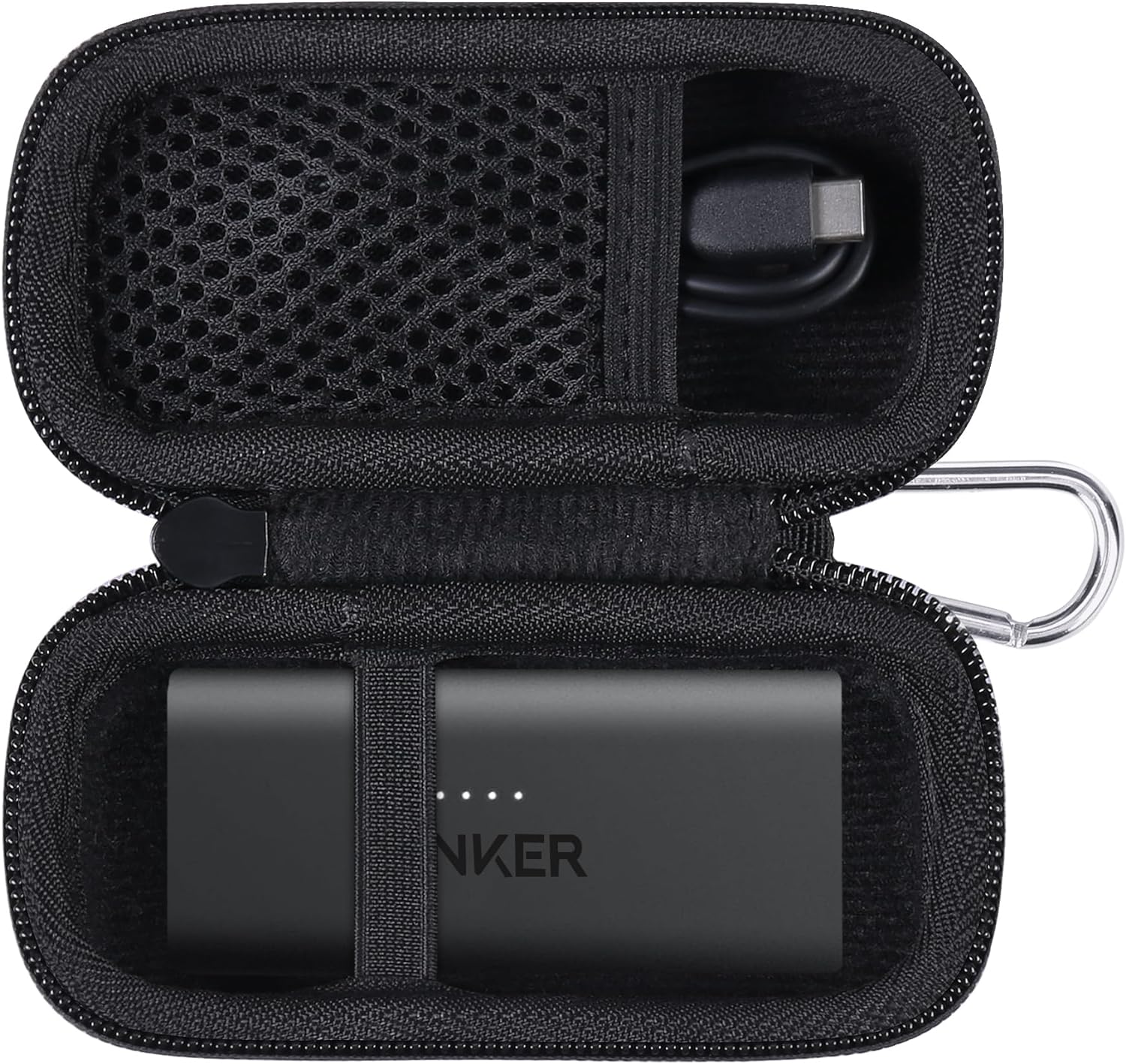 co2CREA Hard Case Compatible with Anker 621 Nano Power Bank 5,000mAh 12W Portable Charger, Black Case co2CREA Hard Case Compatible with Anker 621 Nano Power Bank 5,000mAh 12W Portable Charger, Black Case