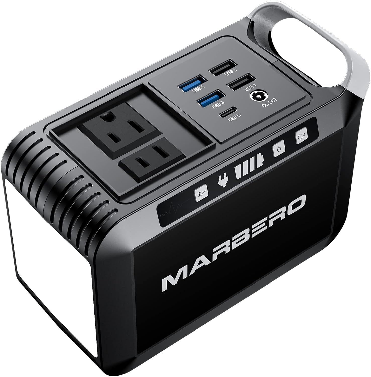 MARBERO Portable Power Bank with AC Outlet, Peak 120W/110V Portable Laptop Battery Bank, 24000mAh Charger Power Supply with AC Outlet, Power Station for Outdoor Camping Home Office Hurricane Emergency MARBERO Portable Power Bank with AC Outlet, Peak 120W/110V Portable Laptop Battery Bank, 24000mAh Charger Power Supply with AC Outlet, Power Station for Outdoor Camping Home Office Hurricane Emergency