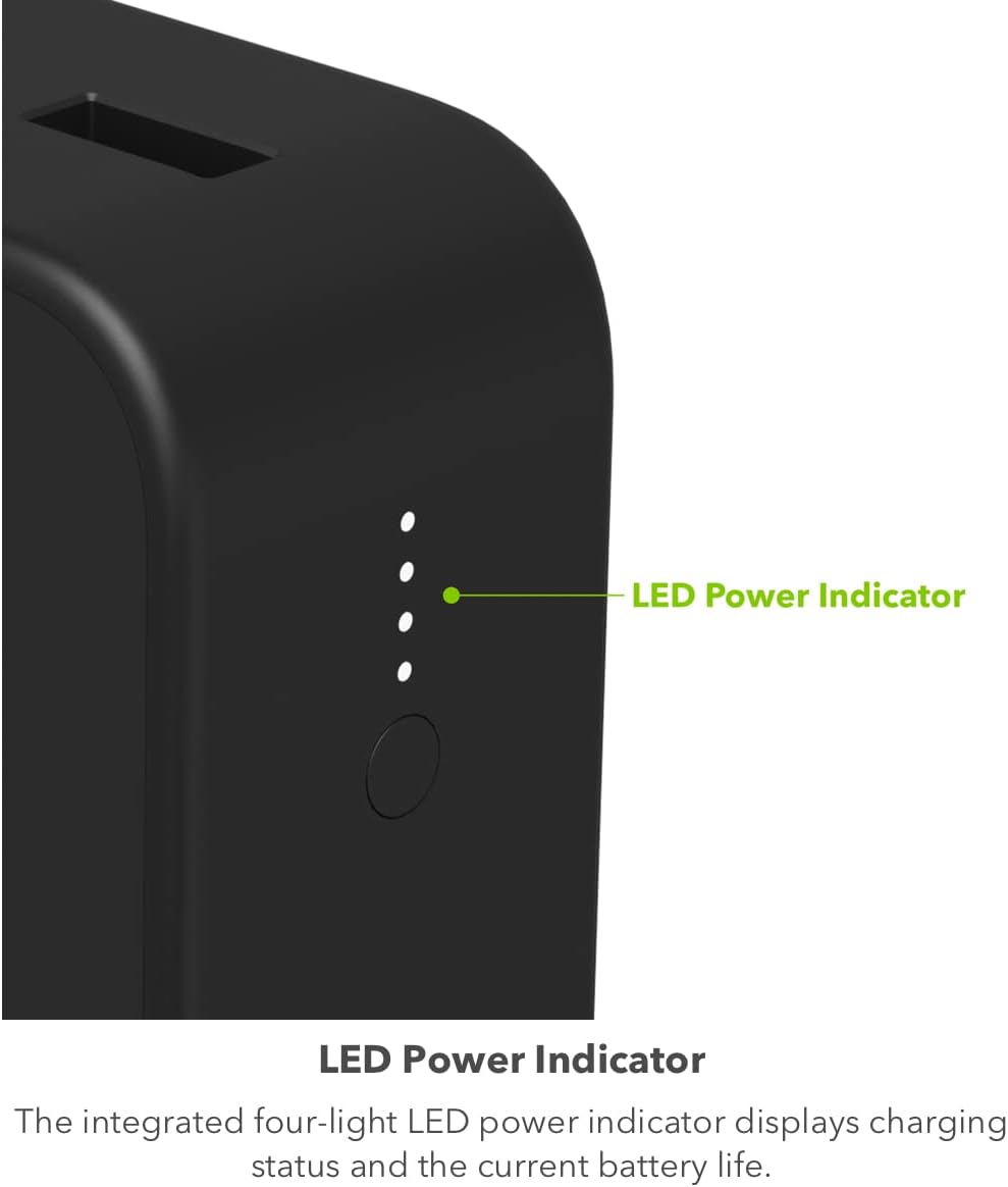 mophie Powerstation XL Power Bank 2023-20,000 mAh Large Internal Battery Snap+ Juice Pack Mini - Wireless Portable Magnetic Charger with 5000 mAh Internal Battery, Black