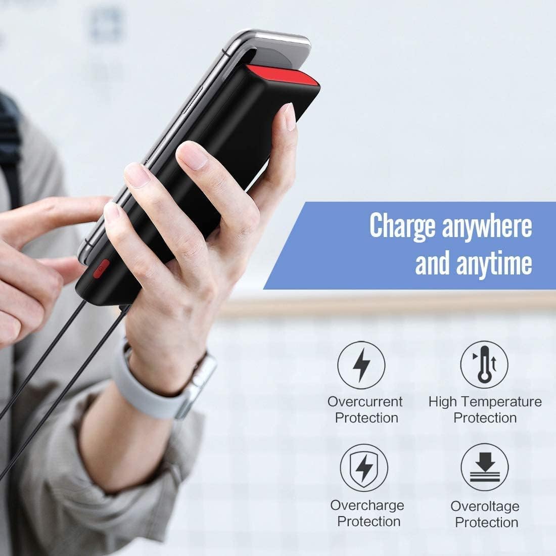 Portable Charger Power Bank 25800mAh, Ultra-High Capacity Fast Phone Charging with Newest Intelligent Controlling IC, 2 USB Port External Cell Phone Battery Pack Compatible with iPhone,Android etc Portable Charger Power Bank 25800mAh, Ultra-High Capacity Fast Phone Charging with Newest Intelligent Controlling IC, 2 USB Port External Cell Phone Battery Pack Compatible with iPhone,Android etc