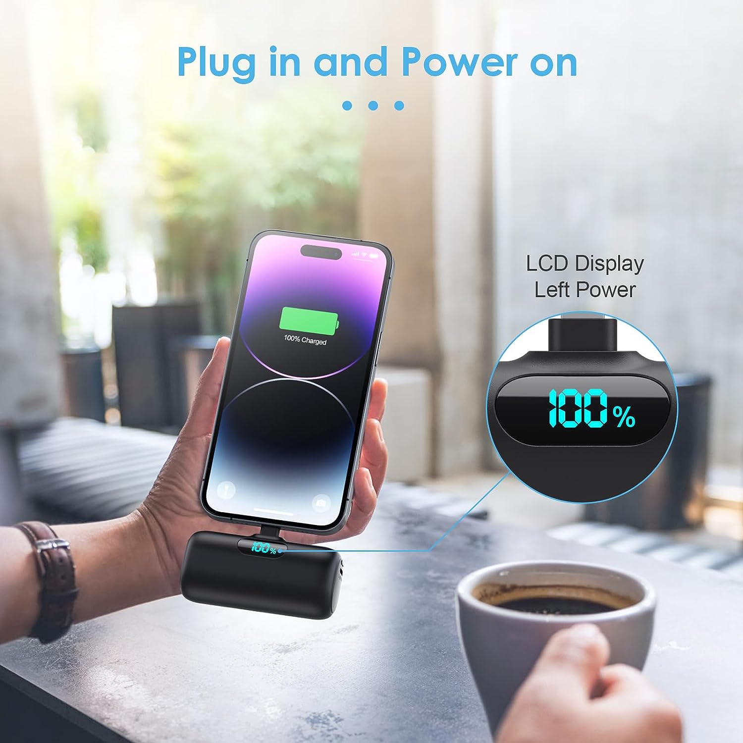 Small Portable Charger for iPhone, Upgraded 5000mAh PD Fast Charging Power Bank, Mini Plug-in Battery Pack Backup Charger Compatible with iPhone 14/14 Pro Max/13/13 Pro/12 Pro/11/XR/X/8/7/6 etc-Black Small Portable Charger for iPhone, Upgraded 5000mAh PD Fast Charging Power Bank, Mini Plug-in Battery Pack Backup Charger Compatible with iPhone 14/14 Pro Max/13/13 Pro/12 Pro/11/XR/X/8/7/6 etc-Black