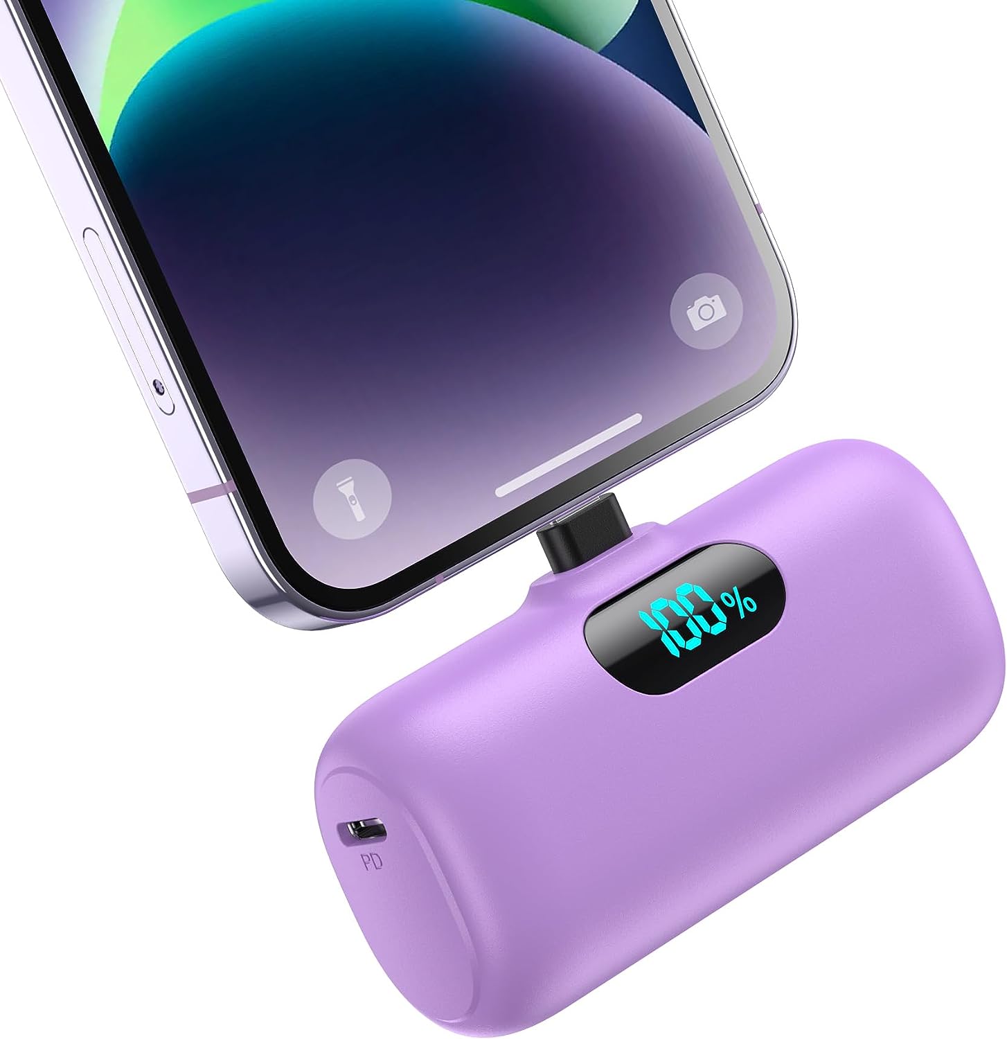 Small Portable Charger for iPhone, Upgraded 5000mAh PD Fast Charging Power Bank, Mini Plug-in Battery Pack Backup Charger Compatible with iPhone 14/14 Pro Max/13/13 Pro/12 Pro/11/XR/X/8/7/6 etc-Black Small Portable Charger for iPhone, Upgraded 5000mAh PD Fast Charging Power Bank, Mini Plug-in Battery Pack Backup Charger Compatible with iPhone 14/14 Pro Max/13/13 Pro/12 Pro/11/XR/X/8/7/6 etc-Black