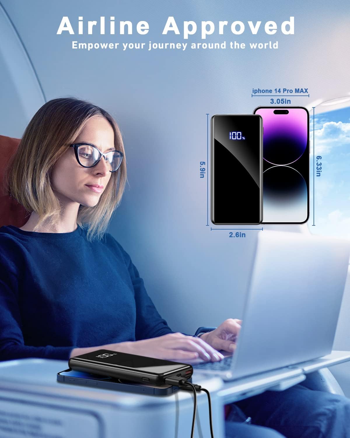 YILANS Portable Charger, 18000mAh USB C Power Bank, 22.5W Fast Charging Battery Pack with Digital Display, Slim Portable Phone Charger for iPhone 14 13 12 11 Samsung Google LG AirPods iPad YILANS Portable Charger, 18000mAh USB C Power Bank, 22.5W Fast Charging Battery Pack with Digital Display, Slim Portable Phone Charger for iPhone 14 13 12 11 Samsung Google LG AirPods iPad