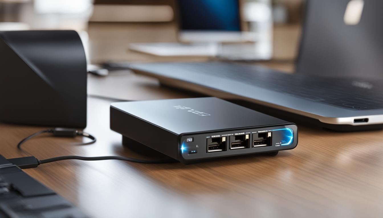 Router with USB hub Router with USB hub