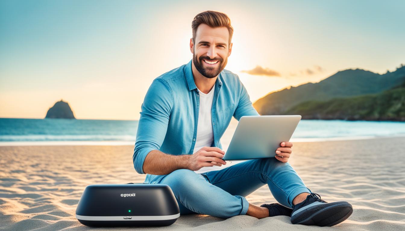 Portable WiFi hotspot for remote work and travel Portable WiFi hotspot for remote work and travel