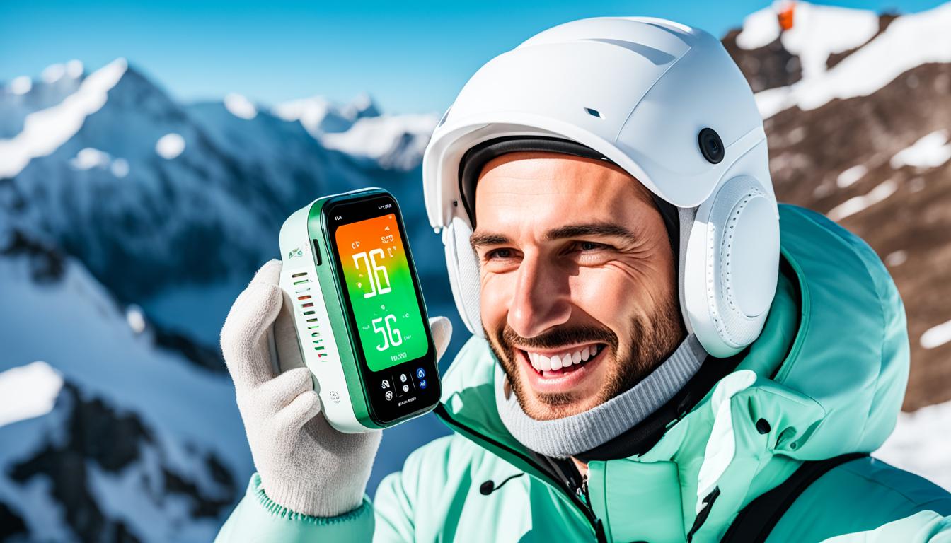 What is the temperature range for operating GlocalMe Numen Air 5G?